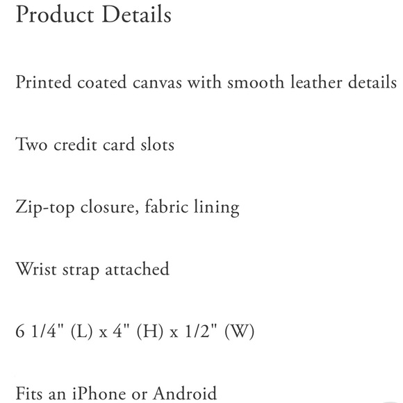 Coach Corner Zip Wristlet Tossed Daisy - Picture 5 of 5